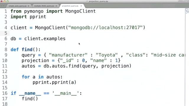 Projection Queries - Data Wranging with MongoDB смотреть онлайн