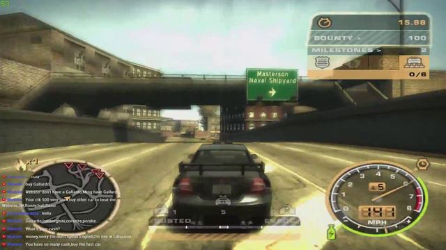 Webster's Gallardo | Need For Speed Most Wanted | LIVE!!! смотреть онлайн