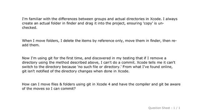 iOS : How can I move files & folders using git in Xcode 4? смотреть онлайн