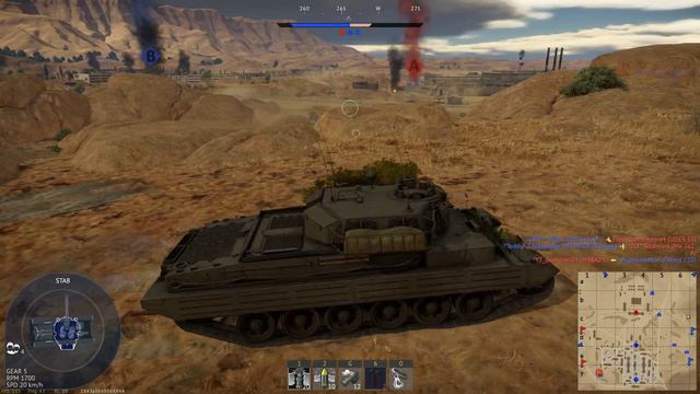Failed conquest of middle east feat. Conqueror, vickers MBT And Wyvern (War Thunder) смотреть онлайн