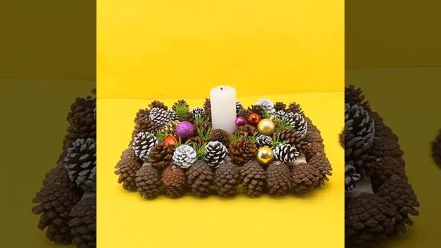 Best Christmas decoration ideas with Pine Cones 2022 смотреть онлайн