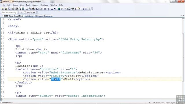Web Design with PHP And MySQL 0304.Using The SELECT Tag free SEO tools : -https://bit.ly/3pTDa0g смотреть онлайн