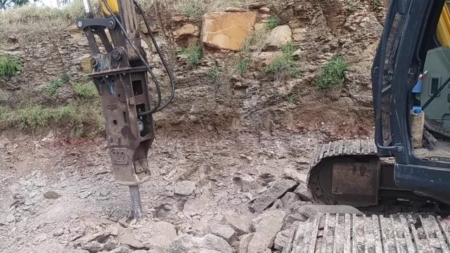 HYUNDAI 220LC_-7 Raste Se Kam chalu aahe Akluj plant Rasta chalu Hua Hai Hyundai pokland machine смотреть онлайн