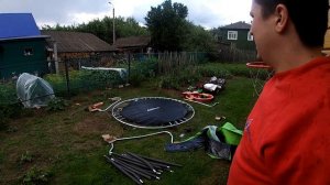 Сборка батута Actiwell 244 см