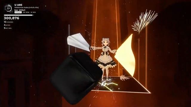 【BeatSaber】MK&Kanae Asaba - U ARE 【低スペックPCとOculus Quest 2だけでトラッキング】 смотреть онлайн