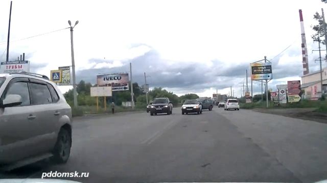 Характерный выезд на главную с второстепенной дороги