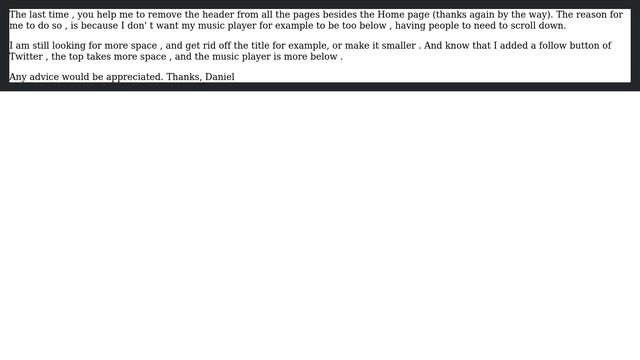 Wordpress: Trying to get more space removed from my header смотреть онлайн