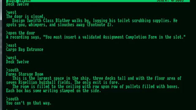 Stationfall - Amstrad PCW - emulador CP/M Box 1.7.0 B - testeado Windows 7 x64 смотреть онлайн