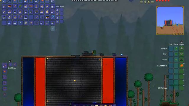 Terraria 1.2.1.4 |Creative mode|Постройка дома часть 1# смотреть онлайн