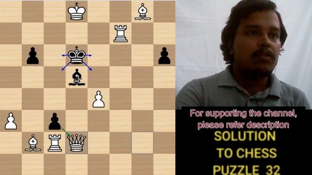 Chess Puzzle 33:How to checkmate the king in 2 moves?#puzzles #HardestChessPuzzles смотреть онлайн