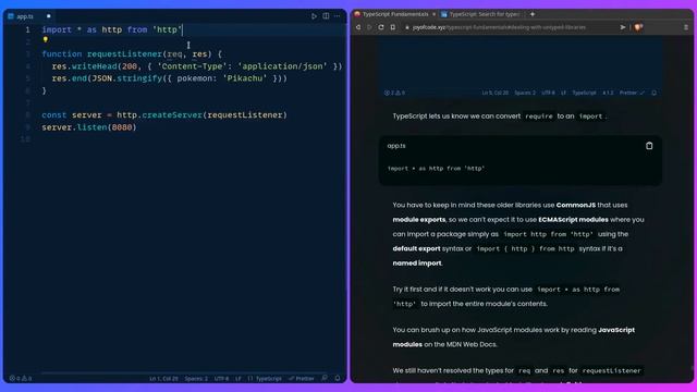 TypeScript Fundamentals - #20 Dealing With Untyped Libraries смотреть онлайн