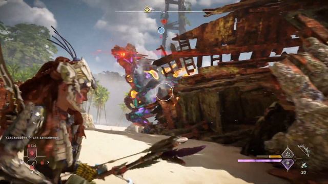 Horizon Forbidden West massive damage on Apex Slaughterspine смотреть онлайн