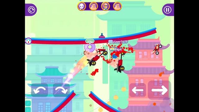 BY Bowmasters - NEW CHARACTERS - Gregory (Happy Racing) Gameplay Walkthrough смотреть онлайн
