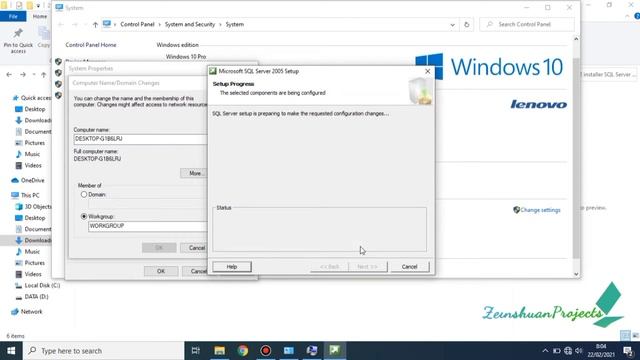 #2 Instal sql server - Aplikasi Laundry смотреть онлайн