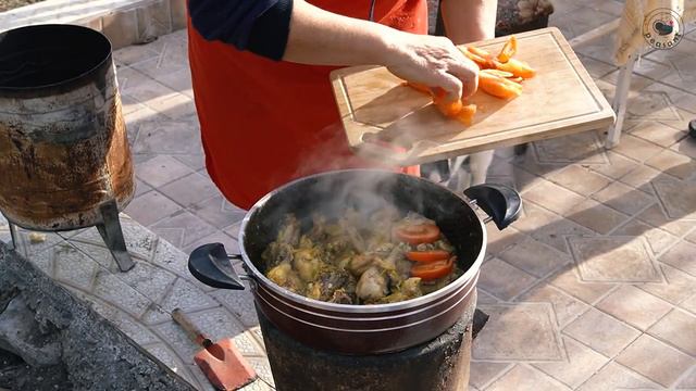Яблочный пирог с карамелью Азербайджанская Кухня Деревенская Кухня Рецепты смотреть онлайн
