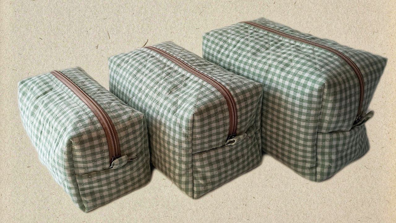 ШЬЮ КОСМЕТИЧКУ/ПОДРОБНЫЙ МАСТЕР-КЛАСС #ручнаяработа #шьюсама