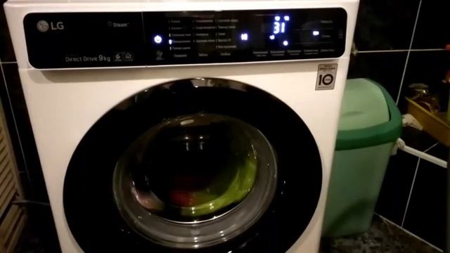 Стиральная машина LG F4H5VS6W 9 КГ С ФУНКЦИЕЙ ПАРА СЕНСОРНАЯ ПАНЕЛЬ смотреть онлайн