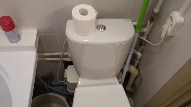 Квартира-студия 28 квм из комнаты, прихожей и кладовки. Насос Sololift 2. смотреть онлайн