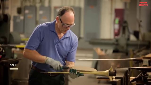 Amazing Brass Instruments Production Process | How To Manufacture Trumpet | Using CNC Machine смотреть онлайн