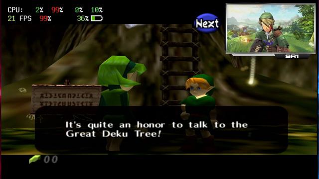 Zelda Ocarina Of Time A COMPLETA VELOCIDAD EN PS VITA!