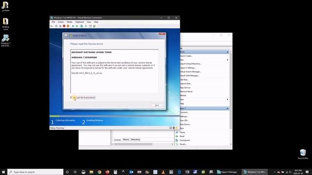 How to Install Windows 7 on Windows 10 using Hyper-V step by step смотреть онлайн