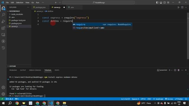 Connect MongoDB to Node/Express JS (Telugu) | MongoDB Connection смотреть онлайн