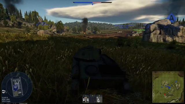 T-70, the Stealthy Soviet Sniper (War Thunder Gameplay) смотреть онлайн