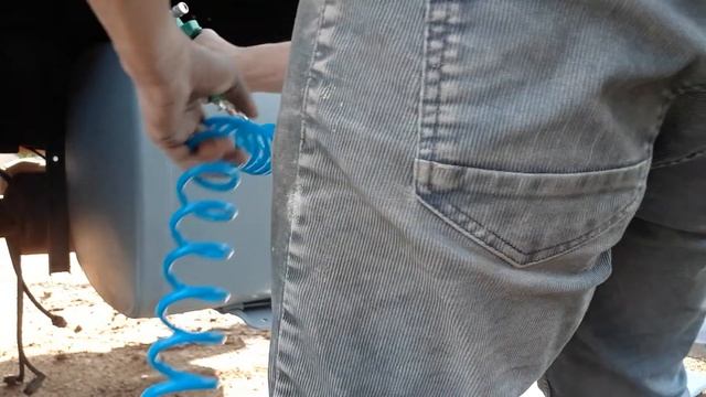 Прокачка DAF CF-75. Покраска топливного бака. смотреть онлайн