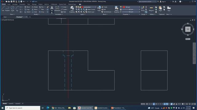 Creating and dimensioning a counterbored hole in AutoCAD смотреть онлайн