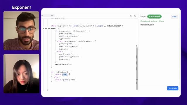 Amazon SDE Mock Interview: Find the Median of Two Sorted Arrays смотреть онлайн