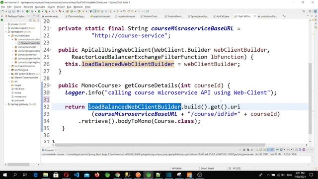 Service to service call in microservices | service call using WebClient | microservice tutorial P-9 смотреть онлайн
