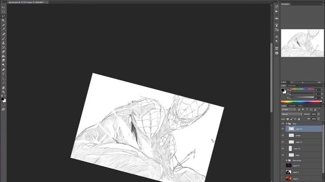 「SpeedPaint」Spider-Man | Photoshop | Drawing + Coloring Process HD смотреть онлайн