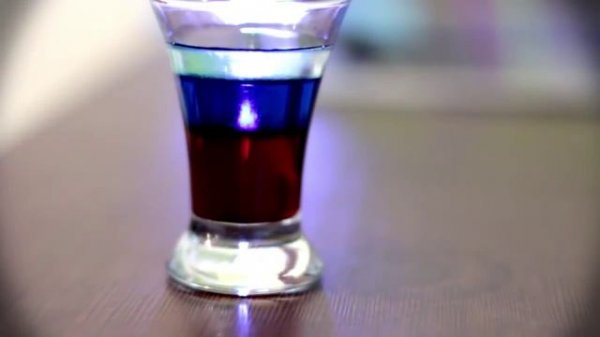 Готовим коктейль Флаг России   How to cook Russia flag