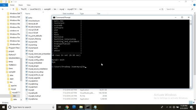 Mysql Database Import and export using CMD :- Pradeep Joam смотреть онлайн