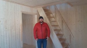 Обзор готового садового дома 4х6 м. с мансардой
