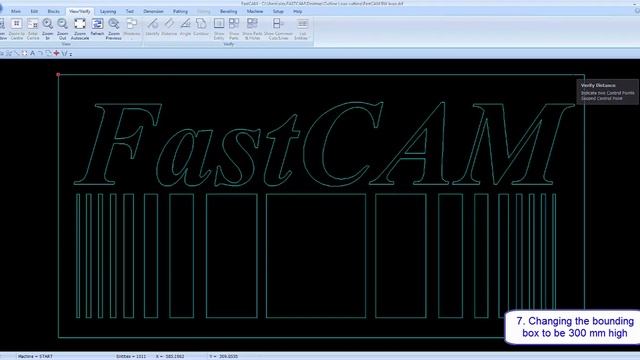 Cutting a Sign With Outline V4 And FastCAM 8 смотреть онлайн