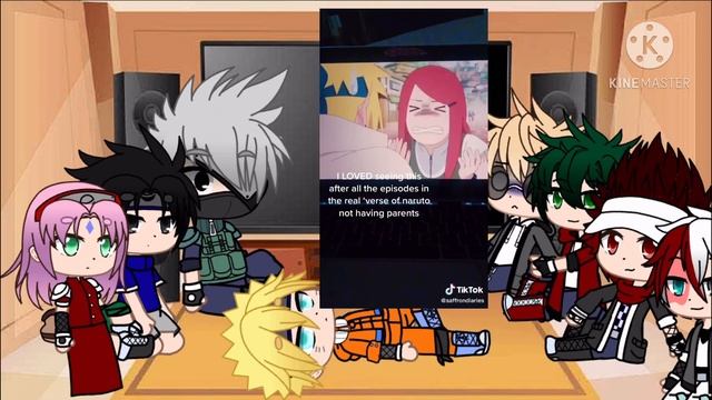 Mha react to Naruto, with team 7 (part 2) read desk смотреть онлайн