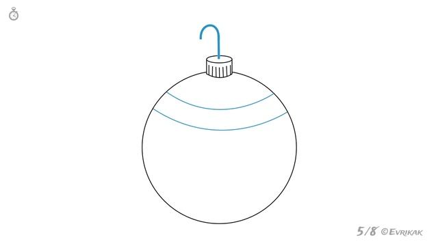 Как нарисовать елочный шар: инструкция от EvriKak смотреть онлайн