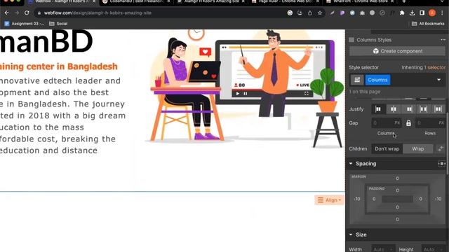 Header and Hero section design using webflow || Alamgir H Kobir смотреть онлайн