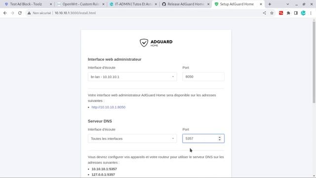 Installer AdguardHome sous OpenWrt смотреть онлайн