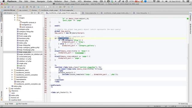 One Page Site Layout with Wordpress смотреть онлайн