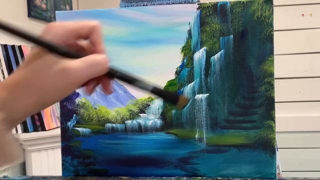 How To Paint “Haven Of Happiness” Acrylic, Painting, Tutorial