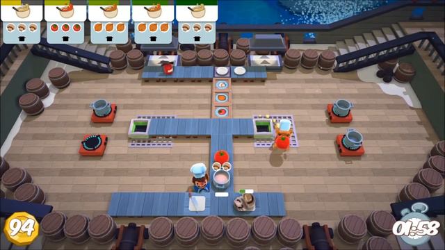 Overcooked Gameplay | PS4 смотреть онлайн