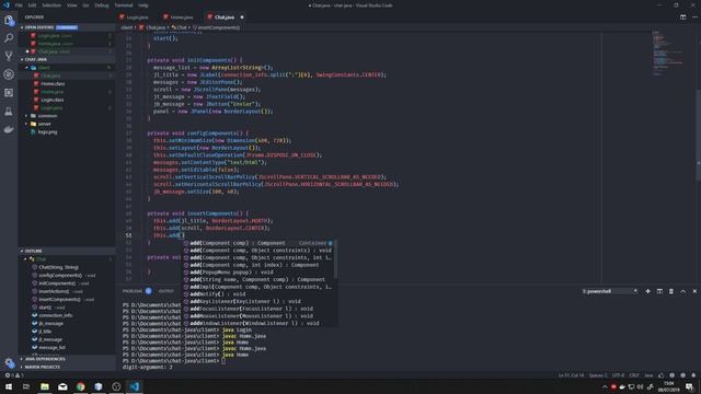 JAVA | SOCKET | CHAT #3 - Criando tela do chat смотреть онлайн