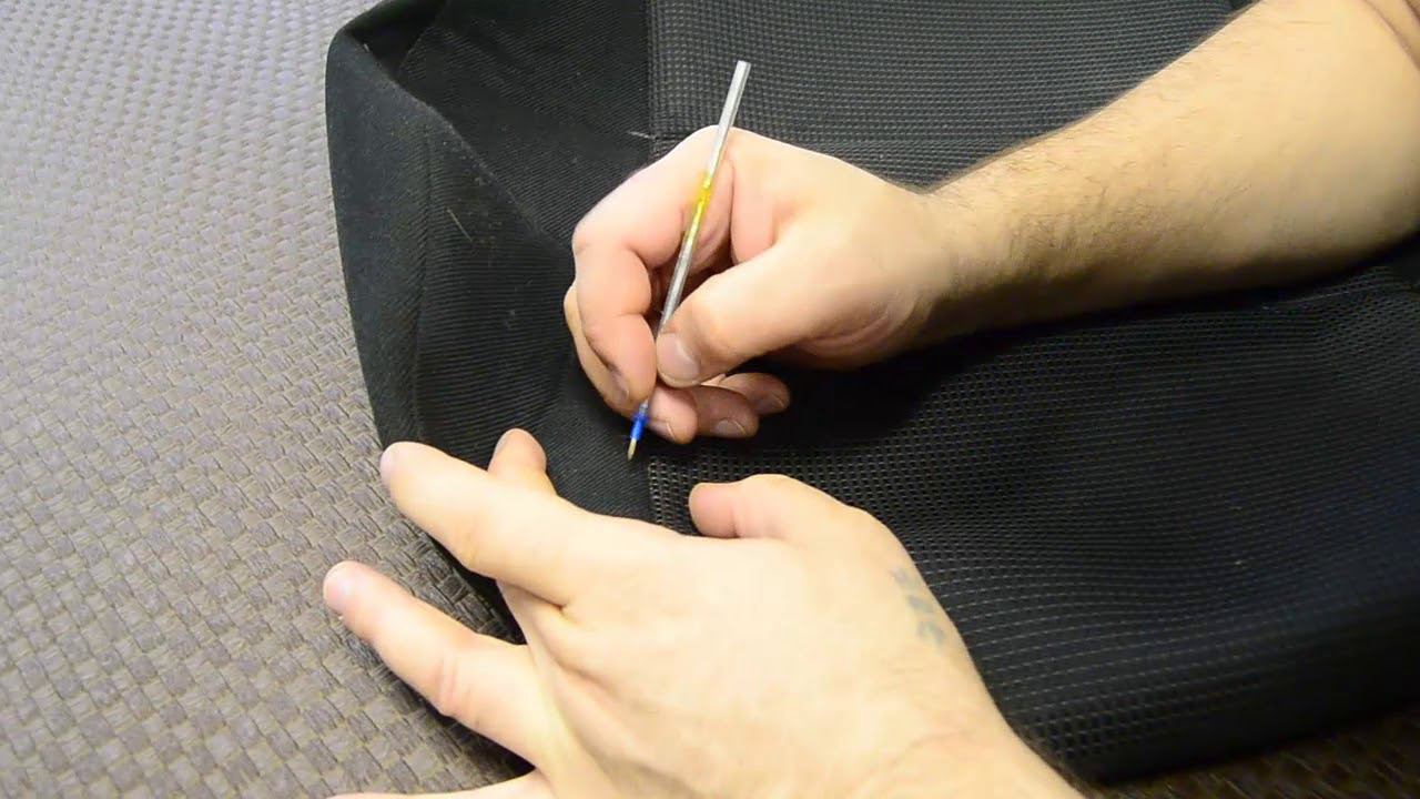 Нанесение разметки - урок из видеокурса по перетяжке сидений