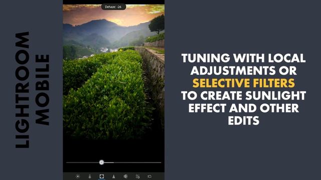 CREATE EVENING SUNLIGHT EFFECT in LIGHTROOM MOBILE | Android | iPhone смотреть онлайн