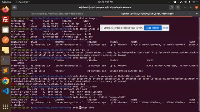 Docker Tutorial for Beginners #10 docker: Error response from daemon: driver failed programming смотреть онлайн