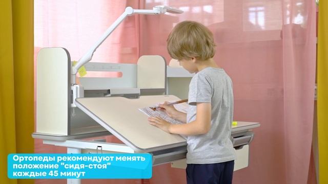 Растущая парта Anatomica Genius ❘ Обзор смотреть онлайн