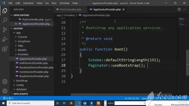 PHP laravel 8 #034authentication profile & controller & one to many смотреть онлайн
