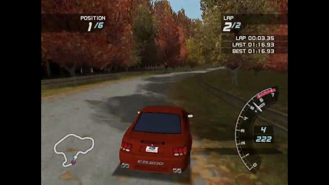Ford Racing 3 - Ford Mustang FR500 1999 смотреть онлайн
